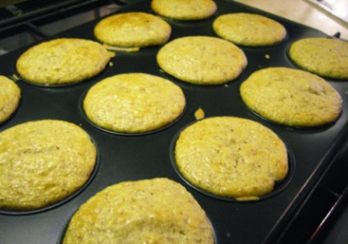 Muffins: Banane-Topfen mit Schokokern - Rezept