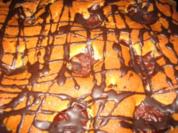 Kuhfleckenkuchen mit Schokopudding - Rezept