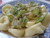 Tortelloni in Broccoli-Sahnesoße - Rezept