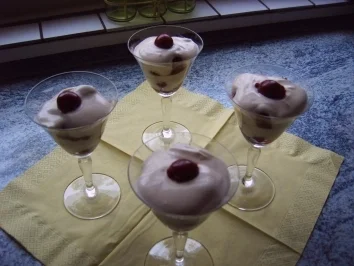 Kirschen im Schnee - Rezept