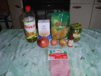 Italienischer Nudelsalat gerne auch mit Kartoffeln - Rezept