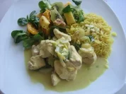 Curry- Kokos- Hähnchen - Rezept