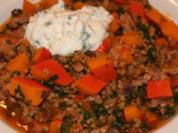 Kürbis - Hack - Ragout - Rezept