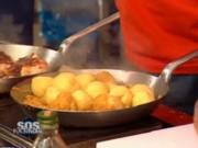Kartoffelteigklöße mit Datteln und Pinienkernen - Rezept