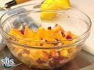 Obstsalat mit Rosenwasser - Rezept
