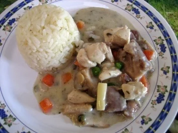 Rezept: Hühnerfrikassee... Hühnerfrikassee... - Rezept