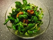 Lauwarmer Feldsalat mit Ca - Rezept