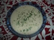 Blumenkohl-Creme-Suppe mit Schinkenwürfel - Rezept