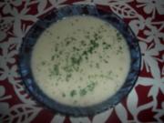 Blumenkohl-Creme-Suppe mit Schinkenwürfel - Rezept