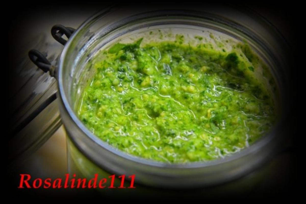 Bilder für Makkaroni mit Basilikum Pesto Rezept