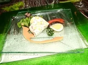 Gemüse-Törtchen auf Safransauce - Rezept