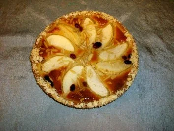 Marzipan- Apfeltarte - Rezept