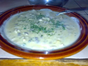Champignoncremesuppe - Rezept