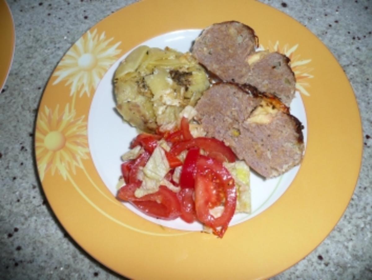 Hackbraten mit Kartoffelgratin - Rezept - kochbar.de