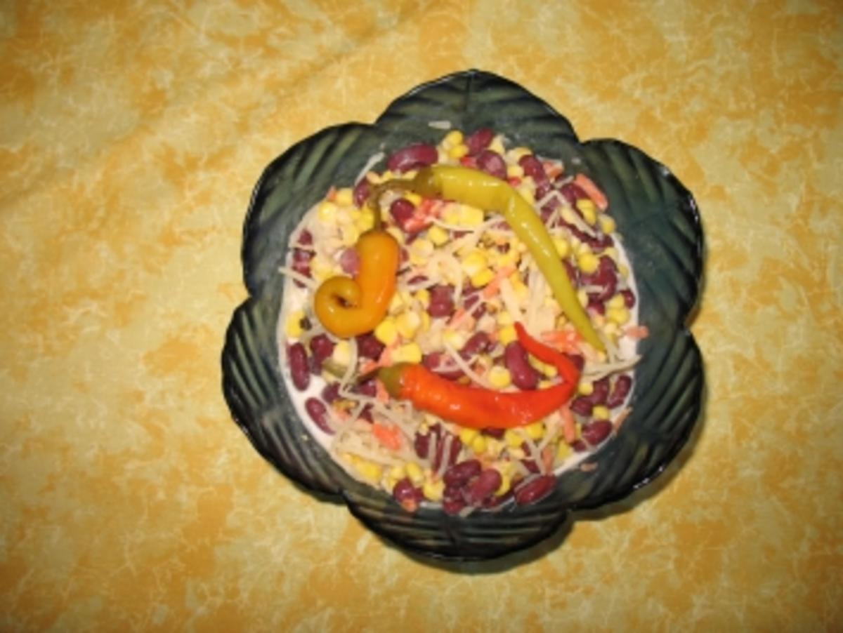 Asiatischer Mais-Kidneybohnen-Salat - Rezept