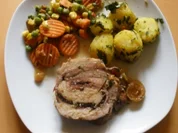 Gefüllter Schweineschopfbraten - Rezept