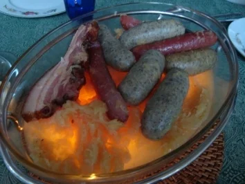 Hauptgericht - Schwein - Choucroute garnie Elsaß - Rezept