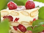 Himmlisches Dessert mit Himbeeren - Rezept