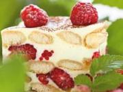 Himmlisches Dessert mit Himbeeren - Rezept