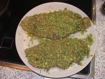 Hühnerbrust in Wasabikruste - Rezept