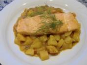 Lachs im Schmortopf - Rezept