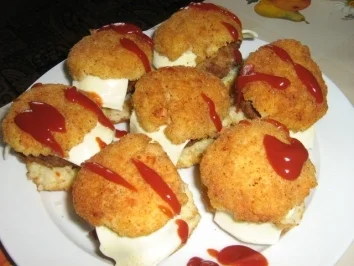 Rezept: Reis - Burger Reis - Burger - Rezept