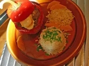 Paprikaschoten mit Hackfleischfüllung - Rezept