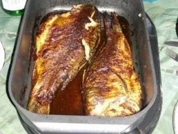 Gebackener Karpfen in Weißweinsoße - Rezept