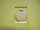 Geriebener Teig - Rezept