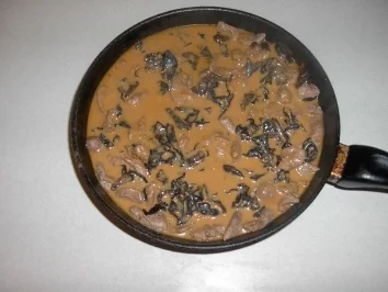 Sahnegeschnetzeltes " Angi " - Rezept