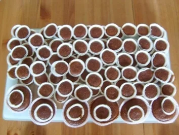 Mini-Schoko-Muffins ( Meine absoluten Lieblingsmuffins) - Rezept - Bild Nr. 3