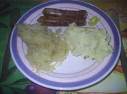 Beilage - Kartoffelpürree mit Röstziebeln - Rezept