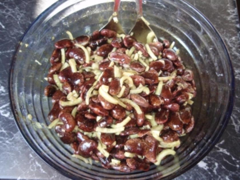 Steirischer Käferbohnensalat - einfach - 521 kcal/100g