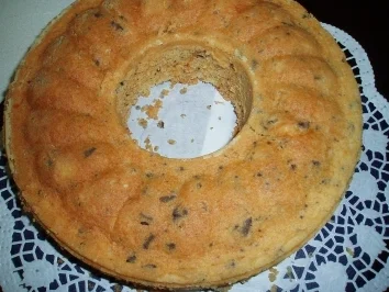 Sandkuchen mit Schokostückchen und mit DER Schokoglasur - Rezept