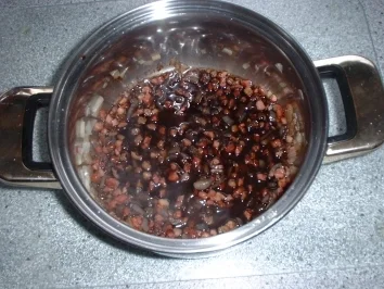 Möhrenpüree mit Speck - Rezept