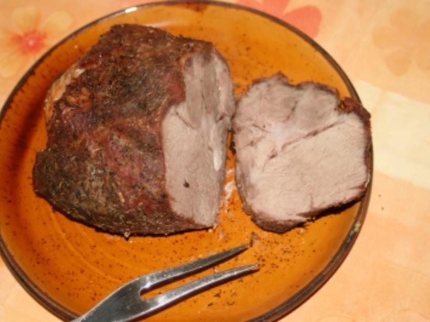 Salzbraten gewürzt nur mit Meersalz und Mediteranen Kräutern - Rezept ...