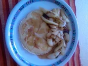 Rezept: Chilli Birnen an Apfelpfannekuchen Chilli Birnen an Apfelpfannekuchen - Rezept