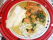 Rezept: Pangasiusfilet in Safransoße Pangasiusfilet in Safransoße - Rezept