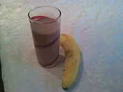 Nutella-Milch mit Bananen - Rezept