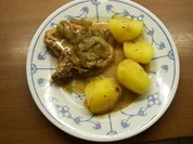 Gurkenkotelett in Senfsoße - Rezept