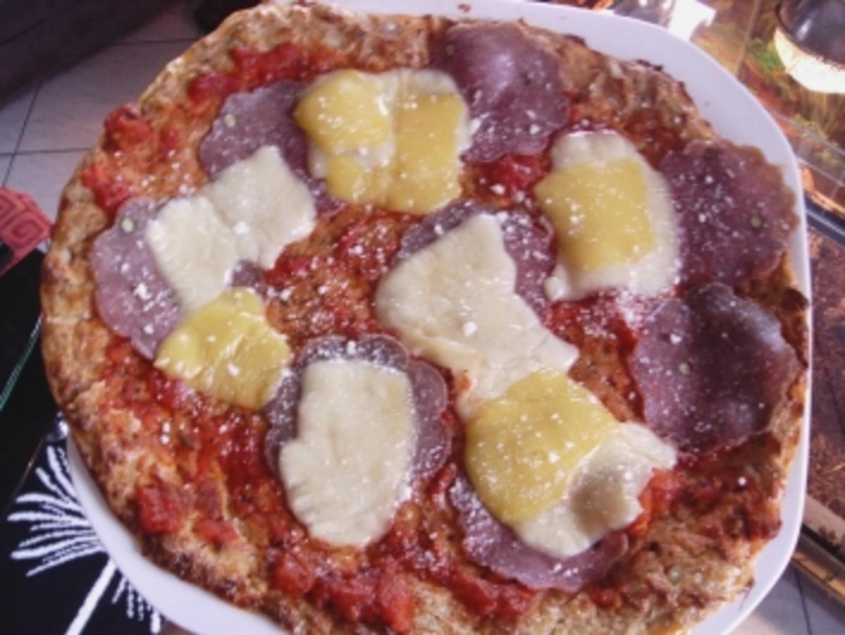 Low-Carb Pizza - Rezept
