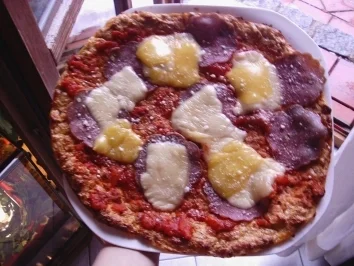 Low-Carb Pizza - Rezept