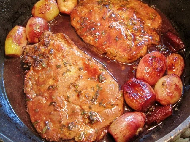 Kotelett  - Burgunder Art - Rezept