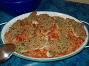 Schlemmerfilet auf Bandnudeln in Tomatensauce - Rezept