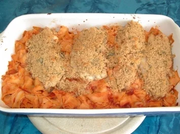 Schlemmerfilet auf Bandnudeln in Tomatensauce - Rezept - Bild Nr. 11