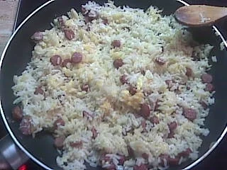 Cabanossi-Reis mit Ei - Rezept