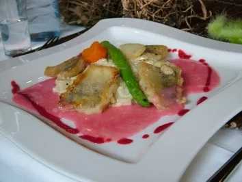 Risotto mit Forellenfilet - Rezept