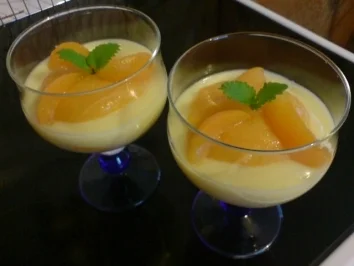 Rezept: Aprikosen im Vanille-Bett Aprikosen im Vanille-Bett - Rezept