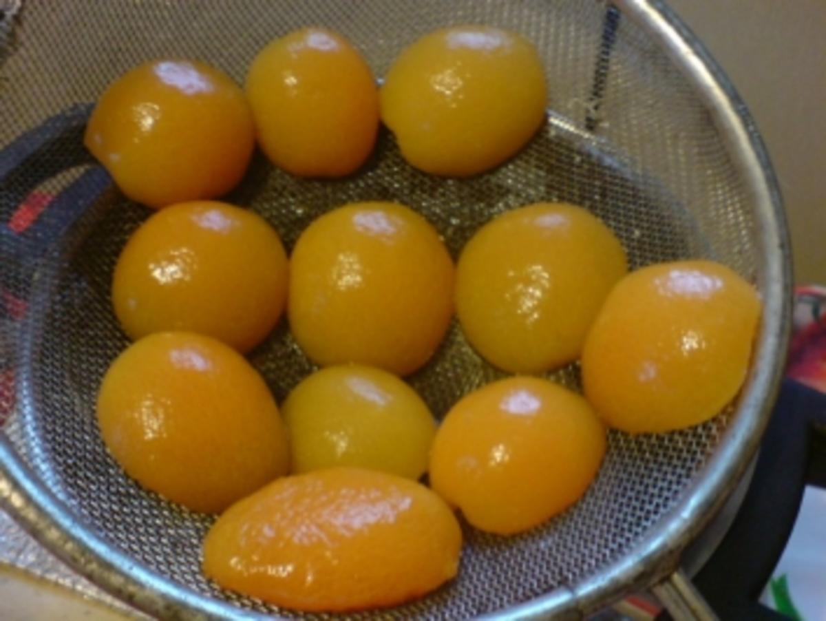 Aprikosen im Vanille-Bett - Rezept