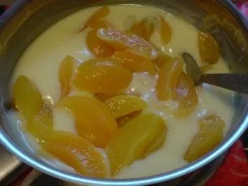 Rezept: Aprikosen im Vanille-Bett Aprikosen im Vanille-Bett - Rezept